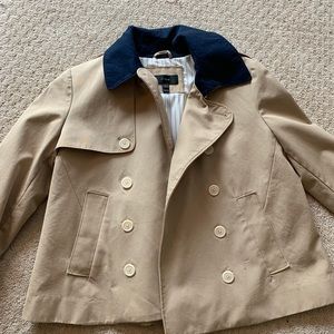 J. CREW | Cropped Trench Coat (Size 6) EUC